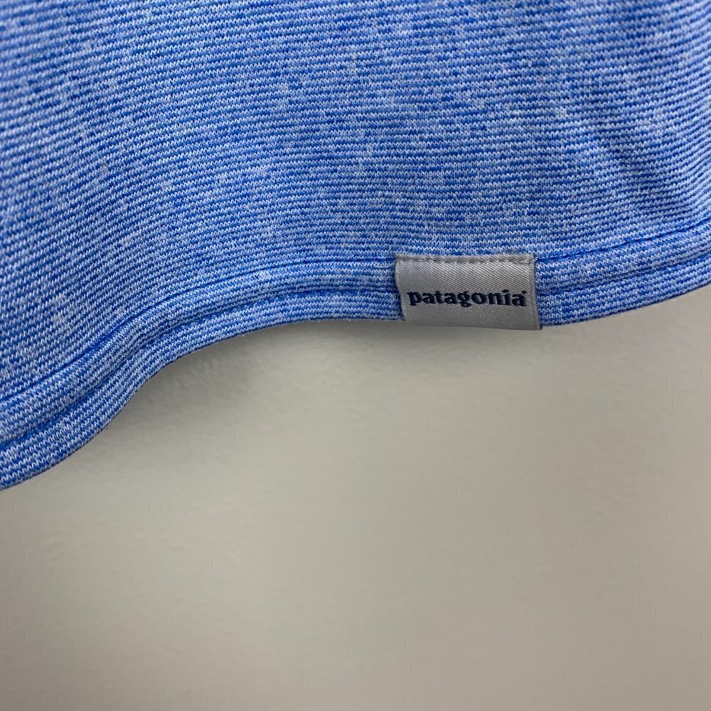 Patagonia Blue Capilene Mid Weight Quarter Zip Pu… - image 2